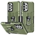thumbnail image 1 of SaniMore for Samsung Galaxy A34 5G 2023 Case, Magnetic Car Mount 360°Rotating Kickstand Heavy Duty Protective Shock-resistant Hybird Cover [Rugged PC Back & TPU Bumper] for Galaxy A34 5G, Green, 1 of 10