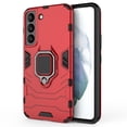thumbnail image 1 of SaniMore for Samsung Galaxy A34 5G 6.6" 2023 Case, Heavy Duty Protective Shockproof TPU Bumper Rugged PC 360° Rotating Kickstand/Holder Thin Lightweight Magnetic Car Mount Anti-fall Cover, Red, 1 of 5