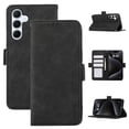 thumbnail image 1 of SaniMore for Samsung Galaxy A35 Case, Kickstand PU Leather Magnetic Protective Flip Cover with [RFID Blocking] [3 Card Slots] [TPU Interior Case] Compatible with Samsung Galaxy A35, Black, 1 of 6