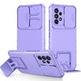 thumbnail image 1 of SaniMore for Samsung Galaxy A53 5G Case 2022 with Slide Camera Cover Built-in Kickstand Dual Layer Hybrid Shockproof Case for Galaxy A53 5G 6.5", Purple, 1 of 9