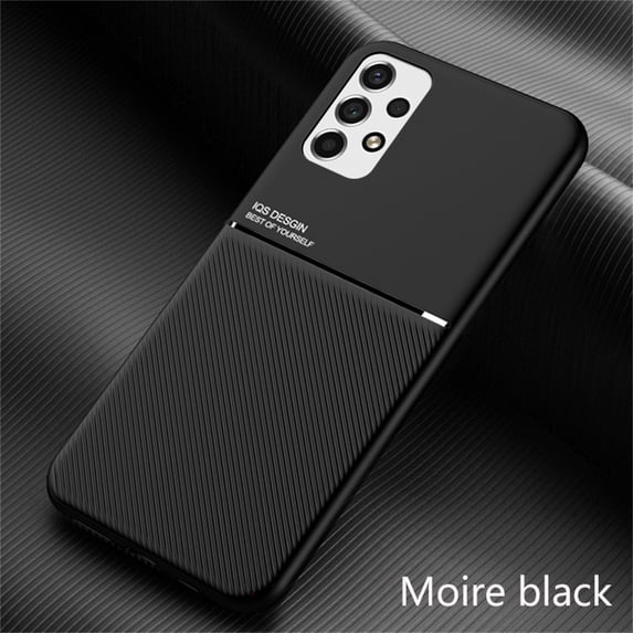 SaniMore for Samsung Galaxy A53 5G Case (6.5 inch 2022), PU Leather Magnetic Case Built-in Car Mount Shock Absorption TPU Rubber Luxury Hybrid Cover for Samsung Galaxy A53 5G, Black