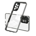 thumbnail image 1 of SaniMore for Samsung Galaxy A53 5G Case Slim Transparent [Not Yellowing Technology], Rugged PC & TPU Bumpers Built-in Detachable Lens Protector Shockproof Protective Cover, Black, 1 of 7