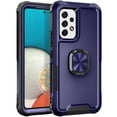thumbnail image 1 of SaniMore for Samsung Galaxy A53 5G Magnetic Case, Rugged PC & TPU Bumpers with Car Mount & Ring Kickstand Heavy Duty Full Body Protective Case for Samsung A53 5G Women Men, Blue, 1 of 8