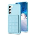 thumbnail image 1 of SaniMore for Samsung Galaxy A54 5G (6.4" 2023) Case, Flip PU Leather Diamond-Shaped with Built-in Card Slots, Kickstand and Shockproof Anti-drop Phone Case for Galaxy A54 5G Wallet Shell, Blue, 1 of 1