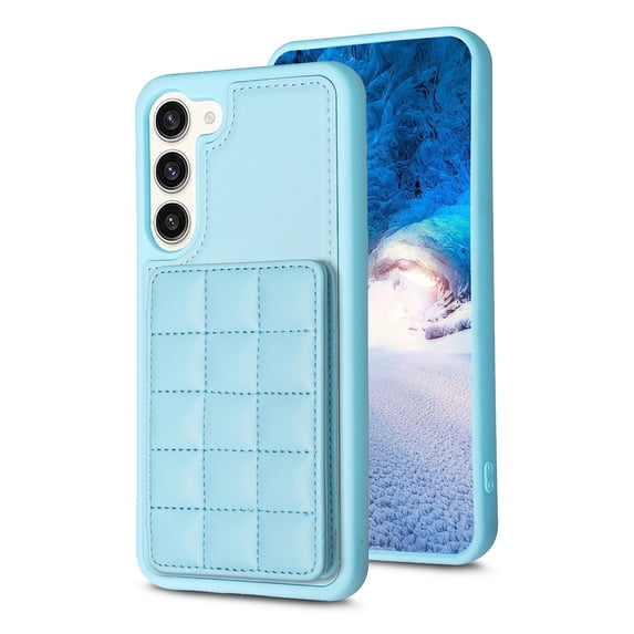 SaniMore for Samsung Galaxy A54 5G (6.4" 2023) Case, Flip PU Leather Diamond-Shaped with Built-in Card Slots, Kickstand and Shockproof Anti-drop Phone Case for Galaxy A54 5G Wallet Shell, Blue