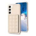 thumbnail image 1 of SaniMore for Samsung Galaxy A54 5G (6.4" 2023) Case, Flip PU Leather Diamond-Shaped with Built-in Card Slots, Kickstand and Shockproof Anti-drop Phone Case for Galaxy A54 5G Wallet Shell, Beige, 1 of 7
