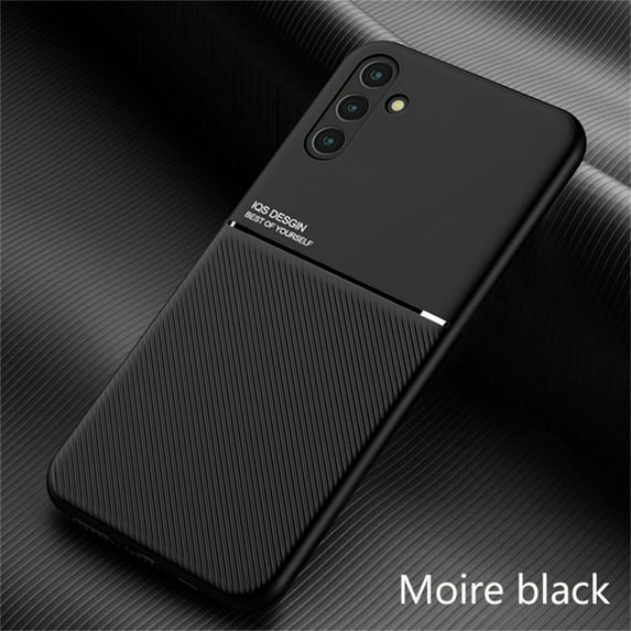 SaniMore for Samsung Galaxy A54 5G Case (6.4 inch 2023), PU Leather Magnetic Case Built-in Car Mount Shock Absorption TPU Rubber Luxury Hybrid Cover for Samsung Galaxy A54 5G, Black