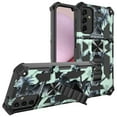 thumbnail image 1 of SaniMore for Samsung Galaxy A54 5G Case, Rugged PC & Soft TPU CD Magnetic Cover Built-in Car Mount & Multi-View Kickstand Camouflage Military Grade Shockproof Heavy Duty Protective Shell, Mint, 1 of 7
