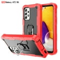 thumbnail image 1 of SaniMore for Samsung Galaxy A72 5G Case with Hidden Bracket Rugged Heavy Duty Protective [Hard PC Back + Silicone Bumper] Shokcproof Anti-drop Tri-layer Hybird Shell for Galaxy A72 5G, Red/Black, 1 of 7