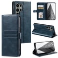 thumbnail image 1 of SaniMore for Samsung Galaxy S2 Ultra PU Leather Case, Wallet Design with Card Slots Cash Pocket [Wrist Strap] Flip kickstand Full Body Protection Magnetic Closure Business TPU Shell, Darkblue, 1 of 11