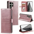 thumbnail image 1 of SaniMore for Samsung Galaxy S2 Ultra PU Leather Case, Wallet Design with Card Slots Cash Pocket [Wrist Strap] Flip kickstand Full Body Protection Magnetic Closure Business TPU Shell, Rosegold, 1 of 11
