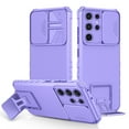 thumbnail image 1 of SaniMore for Samsung Galaxy S21 Ultra 5G Case 2021, for Galaxy S21 Ultra Case with Slide Camera Cover Built-in Kickstand Dual Layer Hybrid Shockproof Cover for Galaxy S21 Ultra 5G 6.8", Purple, 1 of 13