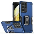 thumbnail image 1 of SaniMore for Samsung Galaxy S21 Ultra Case, Galaxy S21 Ultra Case with Kickstand Armor Magnetic Ring Rugged Protective Military Grade Shockproof Case for Galaxy S21 Ultra 6.8" 2021, Blue, 1 of 10