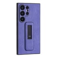 thumbnail image 1 of SaniMore for Samsung Galaxy S22 5G PU Leather Back Case, Slim All-Inclusive Case with Push-Pull Stand, Camera Lens Protection Shockproof Elegant Cover for Galaxy S22 6.1" 2022, Purple, 1 of 9