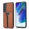 thumbnail image 1 of SaniMore for Samsung Galaxy S22 6.1" Wallet Case, Premium Vintage PU Leather Cover with Elastic Card Slot Anti-Scratch Full Body Shockproof Protective Shell for Samsung S22, Brown, 1 of 7