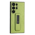 thumbnail image 1 of SaniMore for Samsung Galaxy S22 Plus 5G PU Leather Back Case, Slim All-Inclusive Case with Push-Pull Stand, Camera Lens Protection Shockproof Elegant Cover for Galaxy S22 Plus 6.6" 2022, Green, 1 of 9