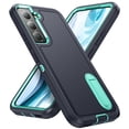 thumbnail image 1 of SaniMore for Samsung Galaxy S22 Plus 6.6" 2022 Hybird Case, Rugged PC Back Shockproof TPU Shell Metal Hidden Kicksatnd Drop Resistant Anti-slip Heavy Duty Protective Case for Galaxy S22 Plus, Navy/Min, 1 of 8