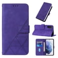 thumbnail image 1 of SaniMore for Samsung Galaxy S22 Plus 6.6" Case Wireless Charging Support, Magnetic Flip Wallet Card Holder PU Leather Cover Built-in Kickstand & Wrist Strap Full Body Protective Shell, urple, 1 of 7