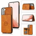 thumbnail image 1 of SaniMore for Samsung Galaxy S22 Plus Case Multi-Functional Wallet Card Holder, Premium PU Leather Cover Vehicle Magnetic Support Kickstand Shockproof Protective Shell for Samsung S22 Plus, Yellow, 1 of 8
