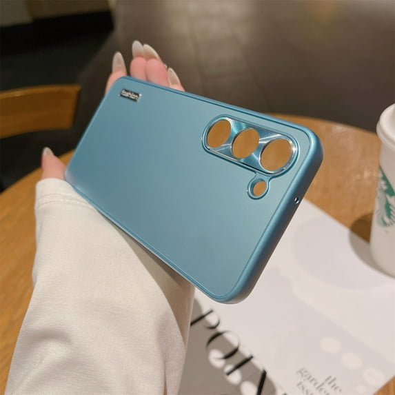 SaniMore for Samsung Galaxy S22 Plus Case, Shock Absorption Bumper Rear Camera Protection Rugged PC Ultra-Slim & Lightweight Heavy Duty Full Body Protective Cover for Samsung S22 Plus, Cyan