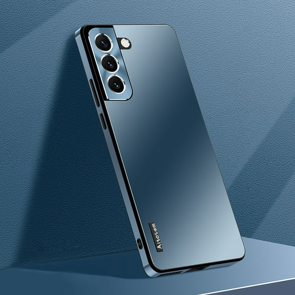 SaniMore for Samsung Galaxy S22 Plus Ultra-Thin Camera Protection Case, Upgrade Matte Back Panel Anti-Fingerprint Shockproof Heavy Duty Protective Case for Samsung S22 Plus Women Men, Darkblue