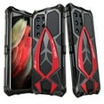 thumbnail image 1 of SaniMore for Samsung Galaxy S22 Ultra (6.8" 2022) Case with Tempered Glass Screen Protector PC TPU Hybird Heavy Duty Protective Military-grade Drop Resistant Shockproof Armor Stylish Shell, Black+Red, 1 of 11