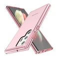 thumbnail image 1 of SaniMore for Samsung Galaxy S22 Ultra 6.8" 2022 Case with Wireless Charging, Transpsarnet Shockproof TPU Cover Super-slim Lightweight Anti-scratch Anti-fall Shell For Galaxy S22 Ultra, Pink, 1 of 5