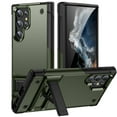 thumbnail image 1 of SaniMore for Samsung Galaxy S22 Ultra Case 2022, Military Grade Shockproof Cover Heavy Duty Hybrid Soft TPU+Hard PC Case Non-Slip Gripping Case with Hidden Kickstand, Armygreen, 1 of 8
