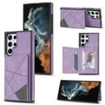 thumbnail image 1 of SaniMore for Samsung Galaxy S22 Ultra PU Leather Case RFID Blocking, Back Magnetic Button Flip Wallet Cover Built-in Card Slot & Multi-Angle Kickstand Ultra-Thin Full Body Protective Shell, Purple, 1 of 7