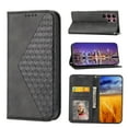 thumbnail image 1 of SaniMore for Samsung Galaxy S22 Ultra PU Leather Case RFID Blocking, Magnetic Closure Flip Wallet Cover with Wrist Strap Card Slot & Multi-Angle Kickstand All-Inclusive Protective Shell, Black, 1 of 10
