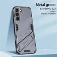 thumbnail image 1 of SaniMore for Samsung Galaxy S23 6.1" 2023 Armor Protective Cover Rugged PC Backplane with Hidden Kickstand Anti-fall Drop Resisitant Shockproof [Light & Thin] Hybird Case For Galaxy S23, Gray, 1 of 6