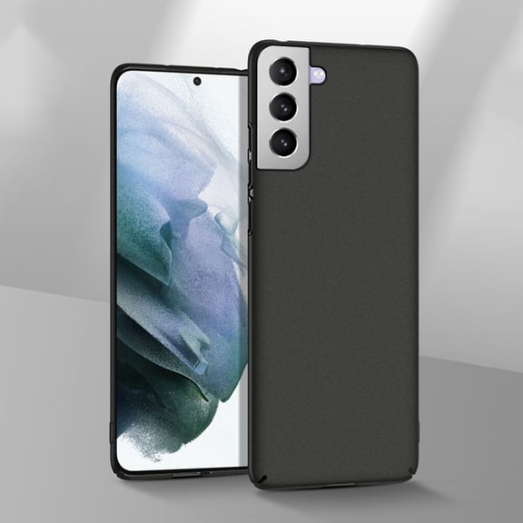 SaniMore for Samsung Galaxy S23 6.1" 2023 Case, Ultra-thin Lightweight Case with Frosted Skin Wear-resistant PC Backplane Drop-proof Lens All-inlusive Case for Samsung Galaxy S23, Black