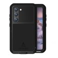 thumbnail image 1 of SaniMore for Samsung Galaxy S23 6.1" Case, Rugged Metal Armor Shockproof Cover Built-in Screen Protector Heavy Duty Protective Cover with Waterproof Dustproof for Samsung S23, Black, 1 of 7