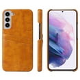 thumbnail image 1 of SaniMore for Samsung Galaxy S23 6.1" Wallet Case Built-in Card Slot, Ultra-Thin Premium Oil Wax PU Leather & Rugged PC Anti-Scratch Shockproof Protective Cover for Samsung S23, Yellow, 1 of 6