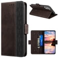 thumbnail image 1 of SaniMore Samsung Galaxy S23 Case (6.1 inch 2023), PU Leather Wallet Rfid Blocking Card Slots Cover with Magnetic Closure Flip Kickstand Full Protective Shockproof Folio Shell For Galaxy S23, Coffee, 1 of 6