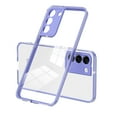 thumbnail image 1 of SaniMore for Samsung Galaxy S23 Case Slim Transparent [Never-Yellowing], Rugged PC & TPU Bumpers Cover Built-in Detachable Lens Protector Shockproof Protective Shell, Purple, 1 of 8