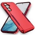 thumbnail image 1 of SaniMore for Samsung Galaxy S23 FE 5G Case, Military Grade Drop Protection Hard PC + Shock Absorption TPU Bumper Dual-Layer Shockproof Anti-Scratch Cover for Galaxy S23 FE 5G 6.4" 2023, Red+Rose, 1 of 7