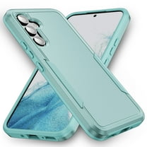 SaniMore for Samsung Galaxy S23 FE 5G Case, Military Grade Drop Protection Hard PC   Shock Absorption TPU Bumper Dual-Layer Shockproof Anti-Scratch Cover for Galaxy S23 FE 5G 6.4" 2023, Green