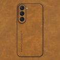 thumbnail image 1 of SaniMore for Samsung Galaxy S23 FE Case, Non-Slip All-inclusive Lens Protection Luxury PU Leather [Thermal Honeycomb Interior] Heavy Duty Protective Cover for Samsung S23 FE, Brown, 1 of 6
