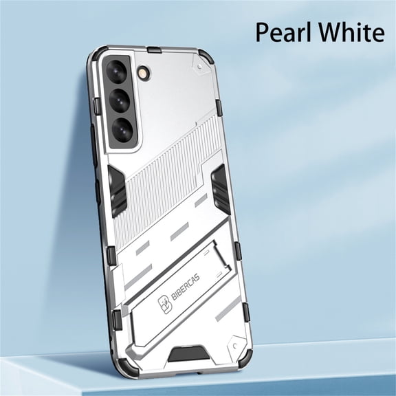 SaniMore for Samsung Galaxy S23 Plus 6.6" 2023 Armor Protective Cover Rugged PC Backplane with Hidden Kickstand Anti-fall Drop Resisitant Shockproof [Light & Thin] Hybird Case For S23 Plus, Silver