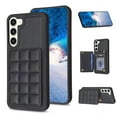 thumbnail image 1 of SaniMore for Samsung Galaxy S23 Plus (6.6" 2023) Case, Flip PU Leather Diamond-Shaped with Built-in Card Slots, Kickstand and Shockproof Anti-drop Phone Case for S23 Plus Wallet Shell, Black, 1 of 7
