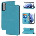 thumbnail image 1 of SaniMore Samsung Galaxy S23 Plus 6.6" 2023 Case, Removeable Hand Lanyard, Wallet Cover [Card Slots Cash Pocket] Kickstand Shockprof TPU PU Leather Folio Magnetic Full Protective Shell, Blue, 1 of 11