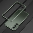 thumbnail image 1 of SaniMore for Samsung Galaxy S23 Plus 6.6" 2023 Metal Bumper Frame + Lens Protector Heavy Duty Protectiive Anti-shock Drop Resistant Ultra-thin Design for Women Men, Green, 1 of 5