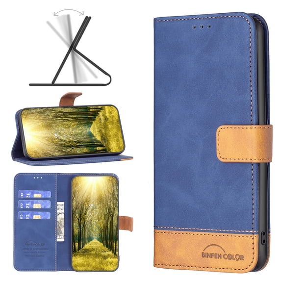 SaniMore Samsung Galaxy S23 Plus (6.6" 2023) Wallet PU Leather Case with Card Holders & Cash Pocket Flip Kickstand Magnetic Closure Shockproof Anti-fall Full Protective Shell For Galaxy S23 Plus, Blue