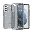 thumbnail image 1 of SaniMore for Samsung Galaxy S23 Plus 6.6" Case, Rugged PC Lightweight Crystal Clear Glitter [Never-Yellowing] Full Body Protective Cover for Samsung S23 Plus Women Ladies Girls, Gray, 1 of 8