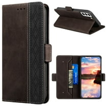 SaniMore Samsung Galaxy S23 Plus Case (6.6 inch 2023), PU Leather Wallet Rfid Blocking Card Slots Cover with Magnetic Closure Flip Kickstand Full Protective Shockproof Folio Shell, Coffee