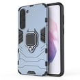 thumbnail image 1 of SaniMore for Samsung Galaxy S23 Plus Case, Anti-Fall Shock Absorption Rugged PC Backplane Cover with Metal Folding Ring Bracket Military Grade Shockproof Protective Shell for Samsung S23 Plus, Navy, 1 of 8