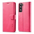 thumbnail image 1 of SaniMore for Samsung Galaxy S23 Plus Case, PU Leather Skin & Soft TPU Inner Shell [Card Holder + Cash Pocket + Flip Kickstand] Magnetic Closure Protective Wallet Cover For Galaxy S23 Plus, Rose, 1 of 10