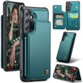 thumbnail image 1 of SaniMore for Samsung Galaxy S23 Plus Wallet Case, RFID Blocking PU Leather Kickstand Credit Slots Flip Folio Protective Case, Double Magnetic Clasp Durable Shockproof Cover for S23 Plus, Blue, 1 of 9