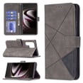 thumbnail image 1 of SaniMore for Samsung Galaxy S23 Ultra (6.8" 2023) Case, PU Leather Magnetic Clsap Adjustable Flip Stand Card Slots & Cash Pocket Shockproof TPU Shell Business Vintage Wallet Cover, Gray, 1 of 6